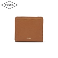 Fossil fossil authentic European and American simple wallet female compact ultra-thin cowhide short mini card female SL7829