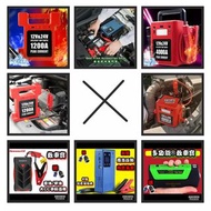 全新 多款式 12V 24V 汽車應急啟動電池 救車寶 過江龍 壞電救星 jump starter 免拖車 電油/柴油車 私家車 電單車 貨van 中型重型 旅遊巴 發電機 工程車 內置氣泵款式 送貨