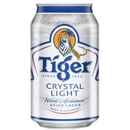Tiger Crystal Beer Can, 320ml/Tiger Lager Beer Can, 10 x 320ml/Tiger Lager Beer Can, 320ml