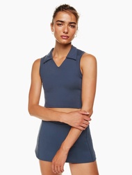 เสื้อกั๊กสั้นออกกำลังกายแบบเข้ารูป TNA Outlast Tank คอปกแขนกุด ทรงเข้ารูป สำหรับผู้หญิง วิ่ง โยคะ เท