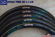 ยางจักรยาน 28 นิ้ว CAMEL CYCLE TIRE 28x1 1/2 นิ้ว ใช้สำหรับจักรยานแม่บ้านโบราณ  (ราคาต่อ 1 เส้น ไม่ร