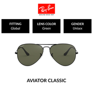 Ray-Ban  AVIATOR LARGE METAL  RB3025 002/58  Unisex Global Fitting  POLARIZED Sunglasses  Size 58mm