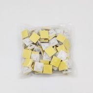 แป้นกาว ตีนตุ๊กแก SIZE: 20X20MM แพ็คละ 100ชิ้นSIZE: 25X25MM แพ็คละ 100ชิ้นSIZE: 30X30MM  แพ็คละ100ชิ
