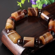 Silk-wrapped Agate Bracelet Men Women Same Style Agate Bracelet Bracelet Jade Bracelet
