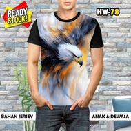 Eagle T-shirt, Cool Eagle Image Shirt, Trendy Distro T-shirt