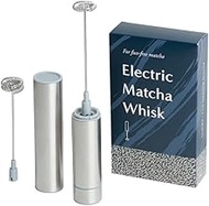 Naoki Matcha Electric Matcha Whisk and Milk Frother with Single and Double Frother Head Set - Barist