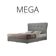 Milli Grey Fabric Bed Frame - Single, Super SIngle, Queen, King