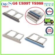 Rear New Sim Card Tray For LG G6 US997 VS988 Nano Sim Card Tray Slot Holder with Micro SD Memory Card Socket Adapter