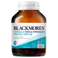 Blackmores Omega-3 Triple Strength Fish Oil 1500mg 60 capsules [Exp:  08 / 2025]