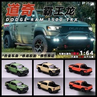 596 1/64 New Dodge RAM 1500TRX Diecast car Car Model Simulation Alloy Diecast Car Children and Boys 
