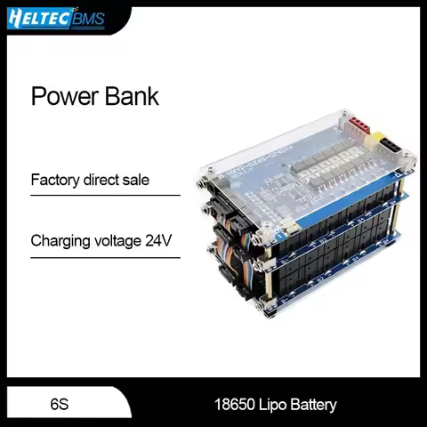 6S 24V Powerbank BMS Li-ion Lithium 18650 Power bank Overcurrent 40A 24V Battery Management System 1
