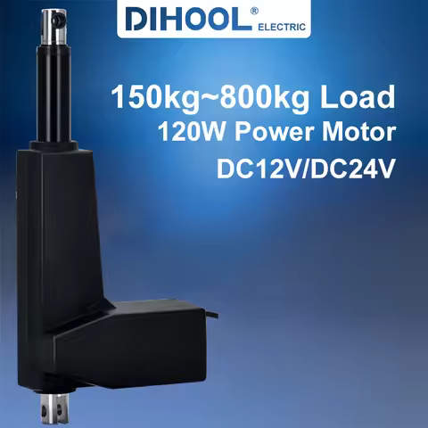 8000N Electric Linear Actuator DC12V 24V 800KG Load 50mm~1000mm Stroke 5mm/s~40mm/s Electric Lifting