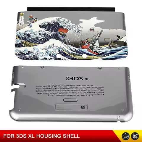 NEW Limited Edition Replacement For 3DS XL LL Top Back Cover Game Console For 3DSXL Front Back Facep