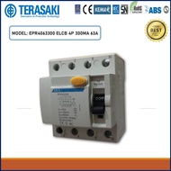 TERASAKI ELCB  RCCB 4P 300MA 40A / 63A /100A ~ 300MA