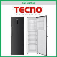 Tecno 274L Black Frost Free Upright Freezer TFF 348BK