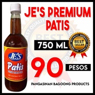 JE'S Premium Patis from Pangasinan 750ML