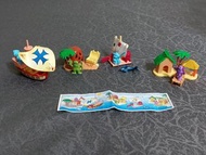[精美]  歐版 Kinder Surprise 健達出奇蛋玩具 - 冒險隊 K99 N41, 42, 49, 50#vintage#Kinder Toy#90s#經典#中古#食玩