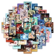 60PCS Hot Game Genshin Impact Graffiti Stickers for Bicycle Hand Account Pencil Case Decals Animewor