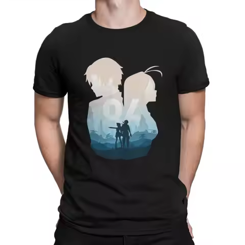 Fun Landscape Essential T-Shirts for Men Crewneck Cotton T Shirt 86 Eighty Six Short Sleeve Tees Gif