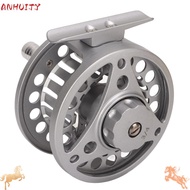 ANHUITYJ Fly Fishing Reel, 3/4WT Left Right Handed Full Metal Fly Reel, Durable Silver Aluminum Allo