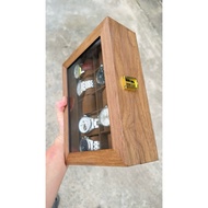 Watch box with 10 compartments Walnut wood + Rosewood (watch box)