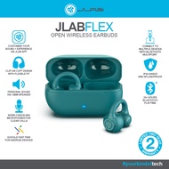 JLab Flex Open Earbuds, 21Hrs Playtimes, Clip-on Cuff Design, IPX4 Rating, JLab APP, Google Fastpair