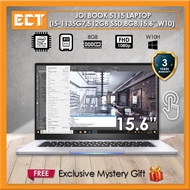 JOI Book 5115 Laptop (i5-1135G7 4.20GHz,512GB SSD,8GB,Intel Iris Xe,15.6" FHD,Touch,W10)