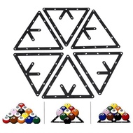 Billiard Ball Holder  7.1x9.4in Triangle Magic Rack for 8 9 and 10 Pool Halls Use Home