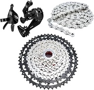 Bibike 10 Speed MTB Groupset 10-50T Cassette & Chain & 1x10 Speed Rear Derailleur & Shifter