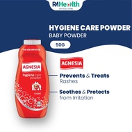 Agnesia Hygiene Care Antibacterial Body Powder 50g   -  Bedak Talcum