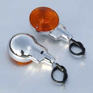 ไฟสัญญาณเลี้ยวแบนด้านหน้าสำหรับ Harley Touring Road King Glide 2001-2017เฮอร์ลิเทตซอร์ฟเทล Classic F