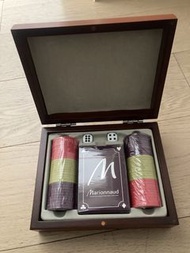 Marionnaud Poker Set with Wooden Box