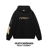 F1 Big Leather Sweatshirt Unisex Formula One APXGP Team Hoodie Loose Rival