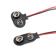 9v Battery Buckle Interface Connector Cable Length 15CM T-Shape/I-Shape 9V Battery Box Battery Cap B