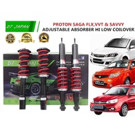 D7 SAGA FLX VVT @ SAVVY HI LOW ADJUSTABLE HIGH LO COILOVER SET