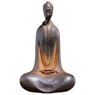 Buddha Statue Simple Buddhist Home and Garden Decoration Thinking Desktop Statuette