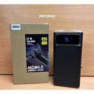 60000mah orignal powerbank full capicity 4 port fast charging powerbank with digital display with 1 