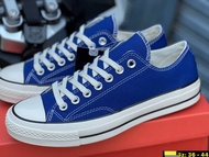 รองเท้าผ้าใบ Converse all star สีน้ำเงิน(ป้ายดำ) ของมีจำนวนจำกัด(made in vietnam)แท้100%