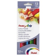 Pentel CB8-12 12-Color Colored Pencils