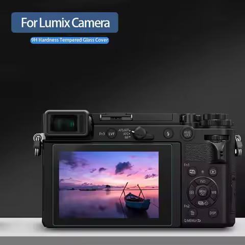 2PCS Tempered Glass Protector For Lumix LX100 S1H S5 GH5 GH6 GX9 Camera LCD Screen Cover Anti-scratc