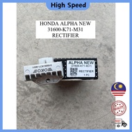 HONDA WAVE110 ALPHA NEW 31600-K71-M31 REGULATOR RECTIFIER RETIFIER KATOD KATAB KATAU OKO WAVE 110