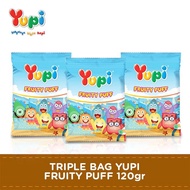 Triple Bag yupi Fruity Puff 120 Gr
