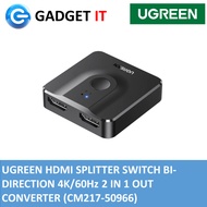 UGREEN HDMI SPLITTER SWITCH BI-DIRECTION 4K/60Hz 2 IN 1 OUT CONVERTER (ADP-UG-CM217-50966)