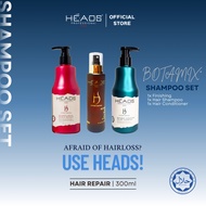 HEADS Botamix Shampoo Set for Hair Loss Dandruff Dry Repair Damage Oily Scalp Sensitive Scalp (300ml