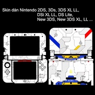 Skin stickers for Nintendo 2DS, 2DS XL LL, 3Ds, DSi, 3DS XL LL, DS Lite, New 3DS, DSi... white Gunda