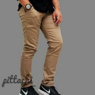 Chino Slim fit Long Pants Men Work Office Relaxing Holiday Guys Gentleman Boy Skinny