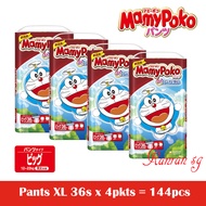 MamyPoKo Doraemon version Pants Diaper XL 36pcs x 4 packs / made in Japan