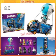 Battle Bus 77073 (954 pcs) Fortnite Car 9 minifigures MOC Building Blocks Kids Toys Gifts
