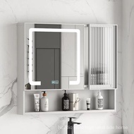 Mirror Wall-Mounted Integrated Bathroom Storage Cabinet Alumimum Combination Smart Single Bathroom with Mirror Cabinet Storage LLFX