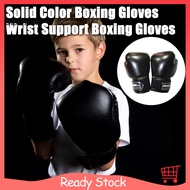 [chea]   Children Boxing Gloves Solid Color Kids Boxing Gloves Kids Boxing Gloves for Muay Thai Kickboxing Training Youth Punching Bag Mitts for Sparring and Kickboxing Unisex